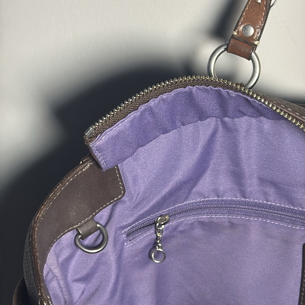 Coach Brown Leather Shoulder Tote - Picture 13 of 13
